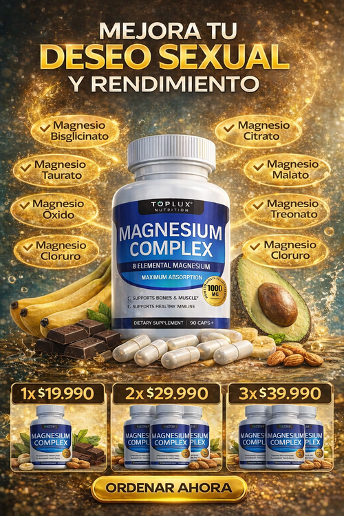 MAGNESIUM COMPLEX 90 CÁPSULAS