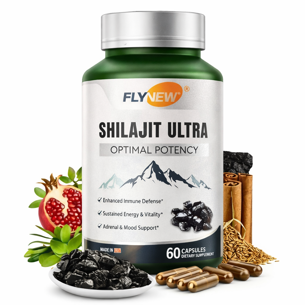 Fly New Shilajit Ultra  + Maca Negra | Potenciador Natural Masculino